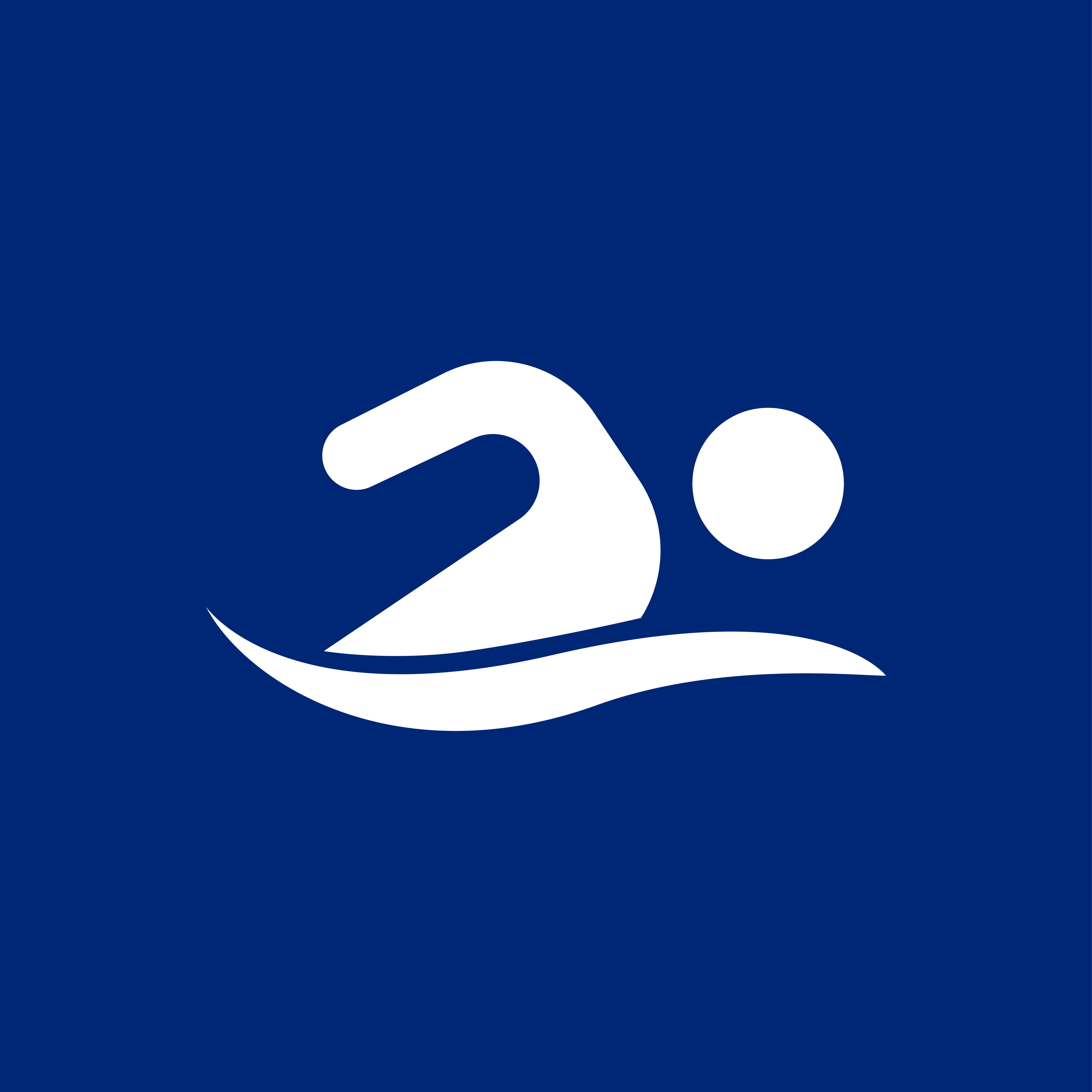 Person swimming icon