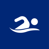 Person swimming icon