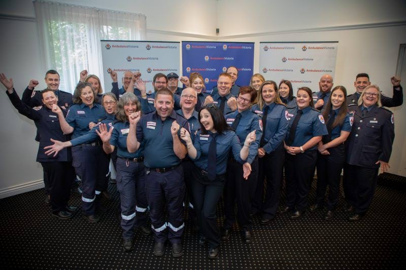 AV staff and volunteers celebrating at the Loddon Mallee Service Awards