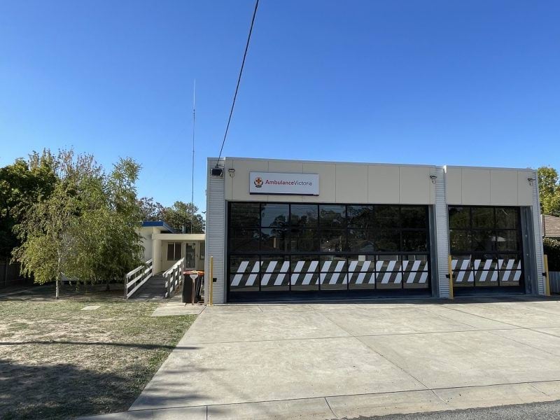 An ambulance building.