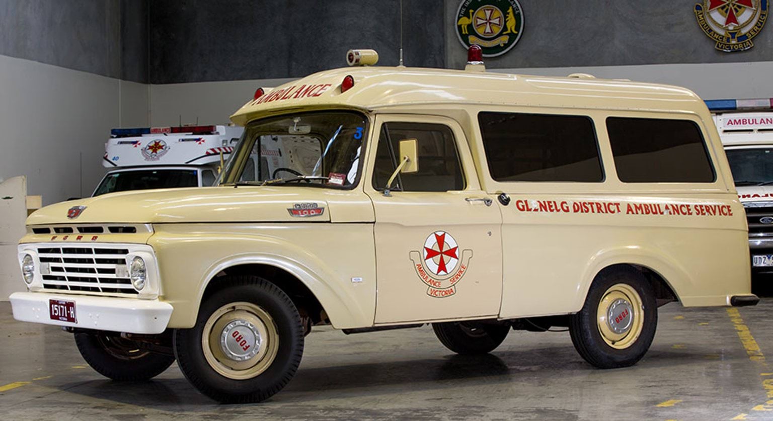 AV Chas Martin OAM Museum ambulance vehicle 