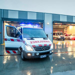 ambulance at branch